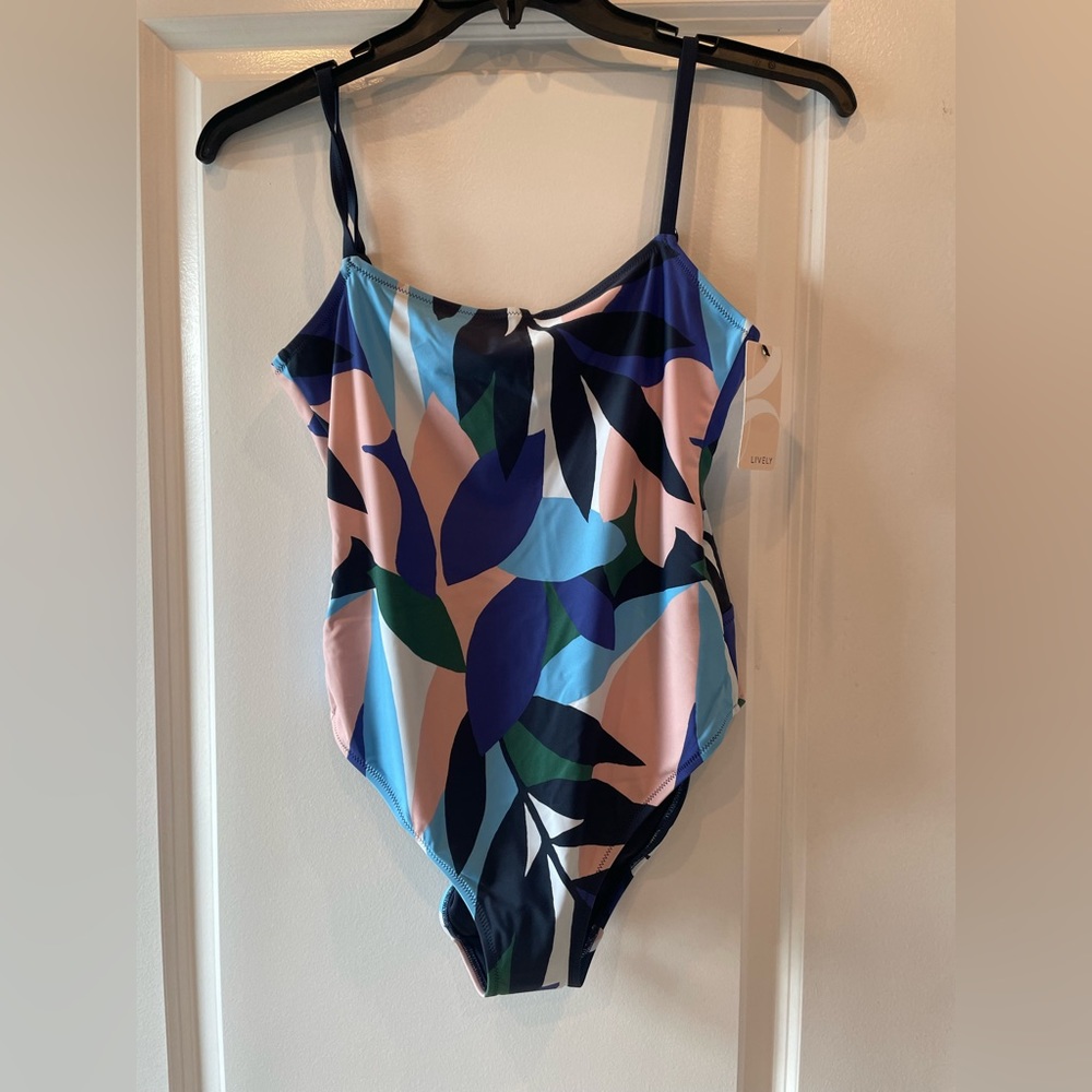 Lively The Straight Up One Piece - Print: Retro Floral - S